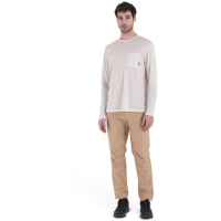 Icebreaker Merino Tech Lite III LS Relaxed Pocket Tee Ecru Hthr