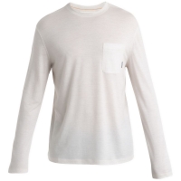 Icebreaker Merino Tech Lite III LS Relaxed Pocket Tee Ecru Hthr