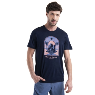 Icebreaker Merino 150 Tech Lite III SS Tee Mount Gat Midnight Navy