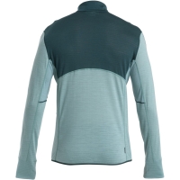 Icebreaker Merino 200 Realfleece Descender LS Half Zip Fathom Grn/Cloud Ray/Cb