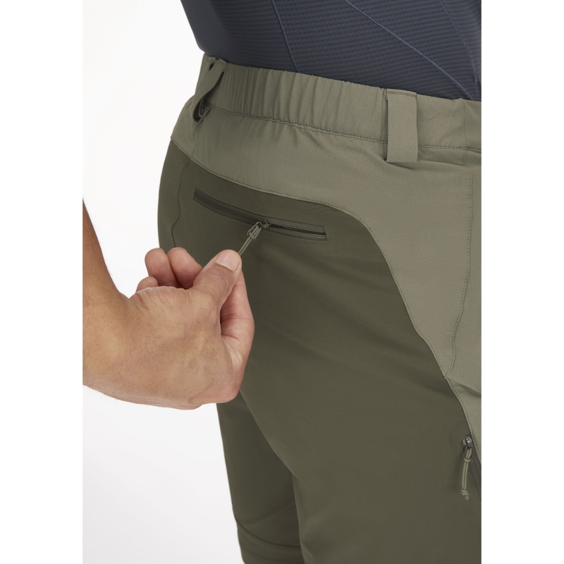 RAB Torque Mountain Shorts 10 Inch Light Khaki/Army