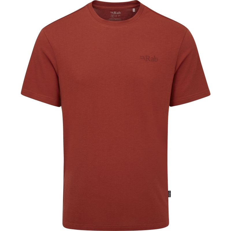 RAB Crimp Logo Tee Tuscan Red