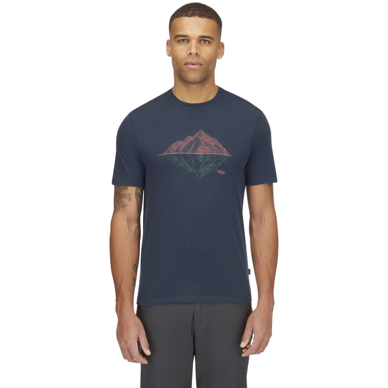 RAB Crimp Reflection Tee Tempest Blue
