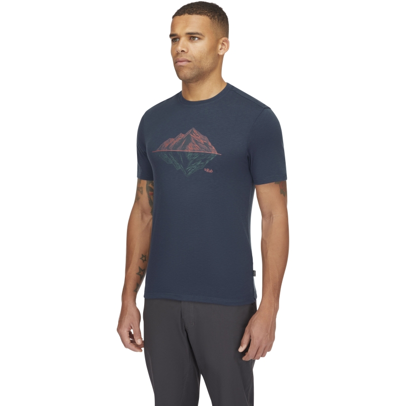 RAB Crimp Reflection Tee Tempest Blue