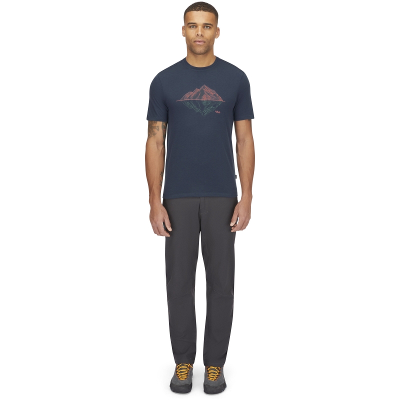 RAB Crimp Reflection Tee Tempest Blue