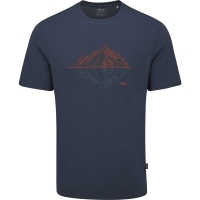 RAB Crimp Reflection Tee Tempest Blue