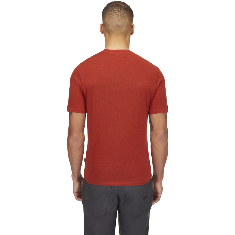RAB Crimp Reflection Tee Tuscan Red