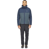 RAB Downpour Eco Jacket Tempest Blue/Orion Blue