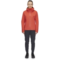 RAB Downpour Light Jacket Women's Red Grapefruit