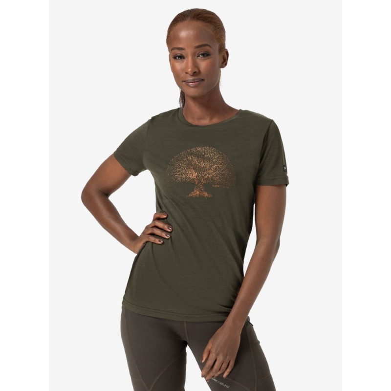 Super Natural Tree Of Knowledge Women's Black Ink/Copper