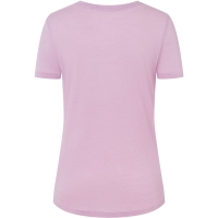 Super Natural Flowerhand Tee Women's Mauve Mist/Fresh White/Deep Bl