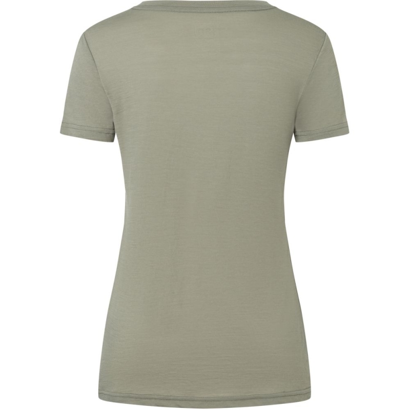 Super Natural Flowerhand Tee Women's Dried Sage/Black Ink/Copper