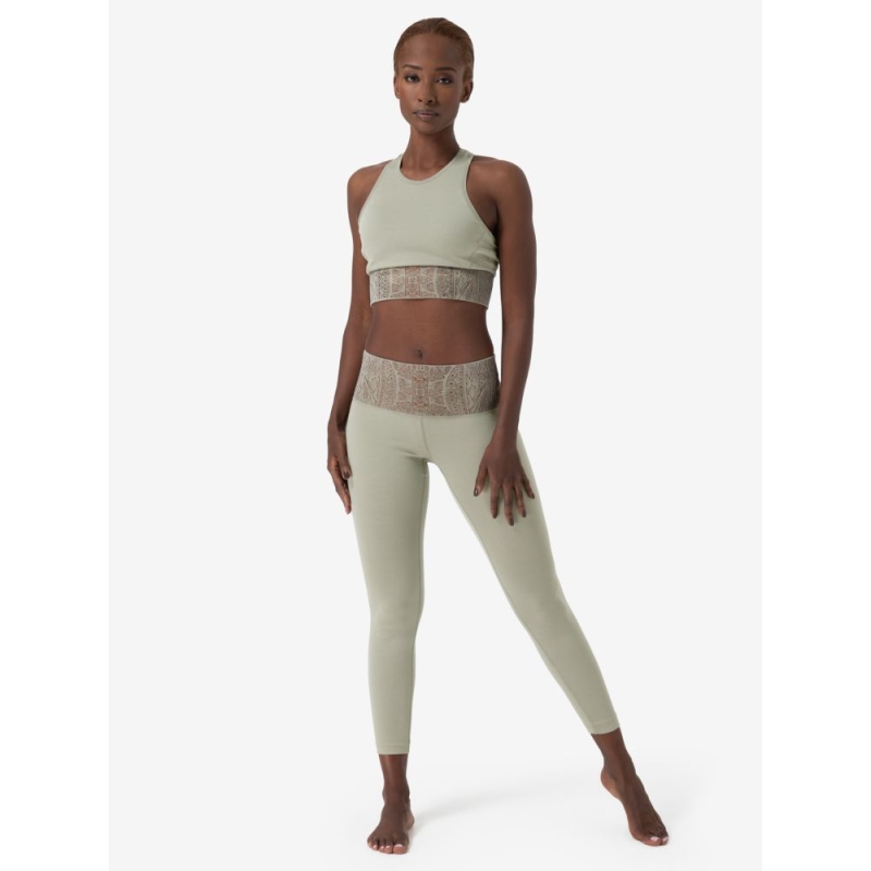 Super Natural Arabesque Tights Women's Dried Sage/Copper