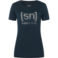 Super Natural Arabesque Tee Women's Blueberry/Semolina