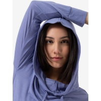 Super Natural Funnel Hoodie Women's Blue Violet