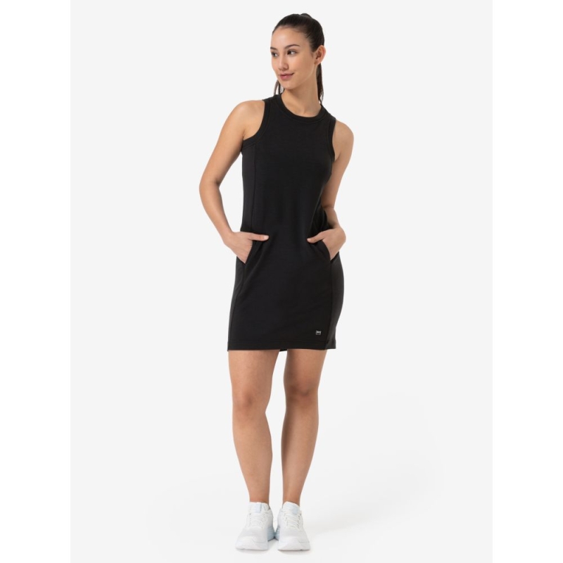 Super Natural Aroundtheworld Dress women's Jet Black