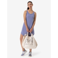 Super Natural Relax Dress Women's Blue Violet