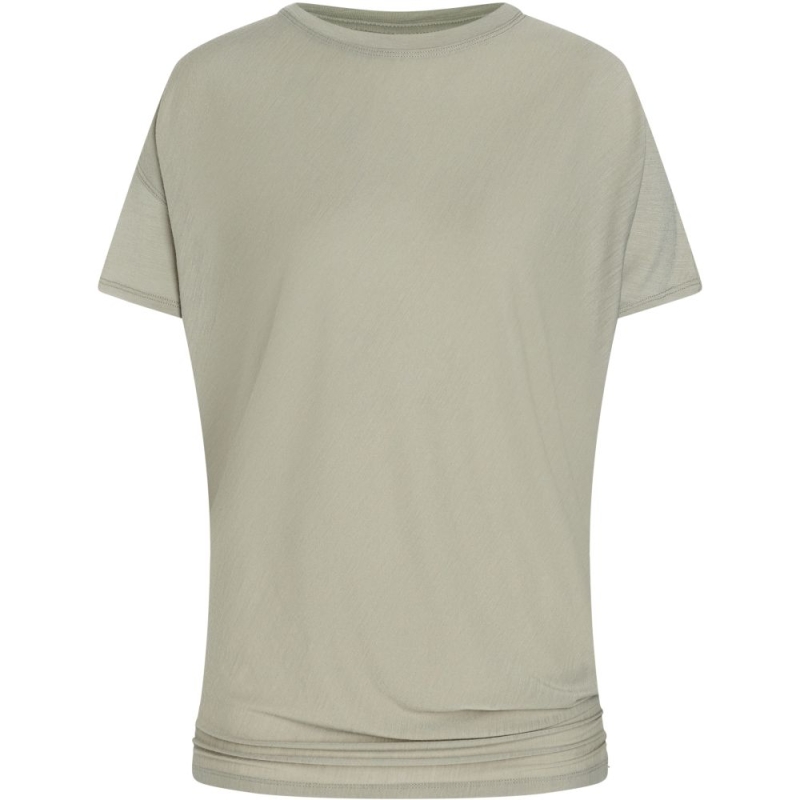 Super Natural Yoga Loose Tee Women's Dried Sage