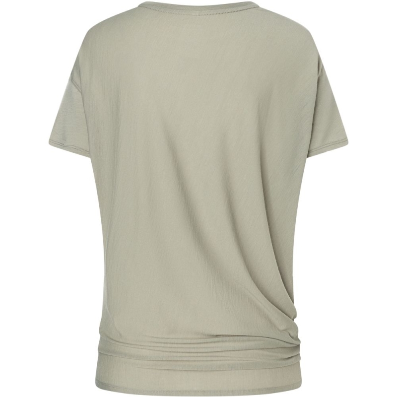 Super Natural Yoga Loose Tee Women's Dried Sage