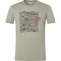 Super Natural Longbeard Surfer Tee Dried Sage/Black Ink/Smile
