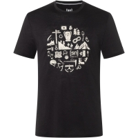 Super Natural Well Equipped Tee Jet Black/Semolina