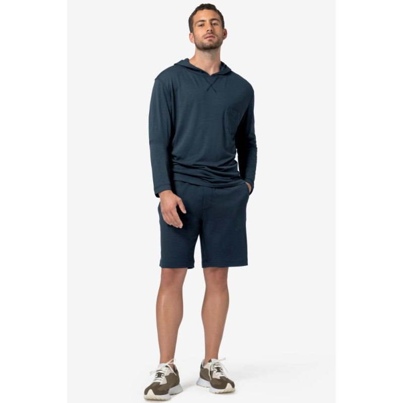 Super Natural Solution Shorts Blueberry