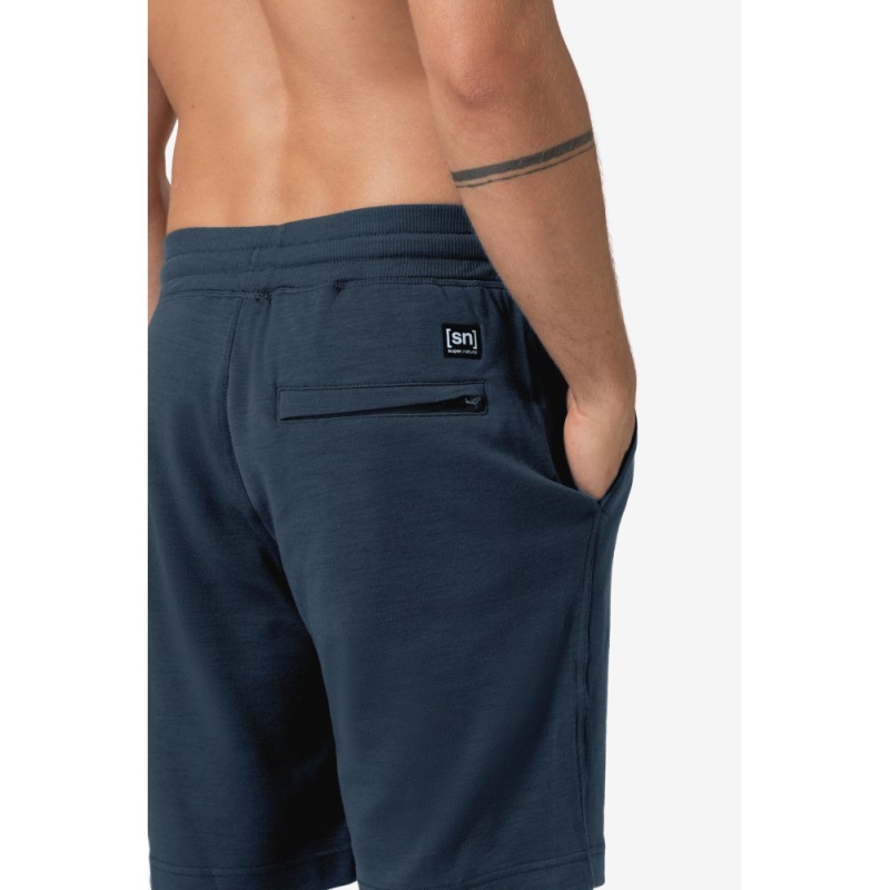 Super Natural Solution Shorts Blueberry