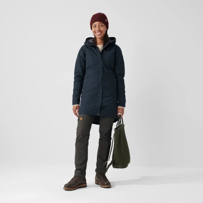Fjällräven Kiruna Padded Parka Women's Dark Navy