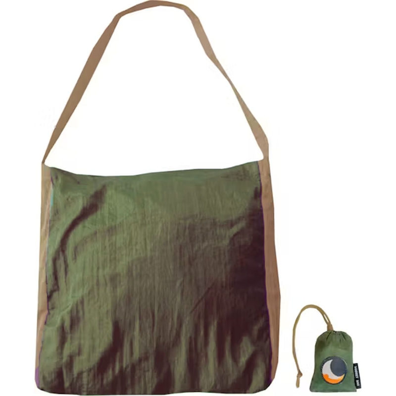 Ticket to the Moon Eco Market Bag L ArmyGreen,Brown