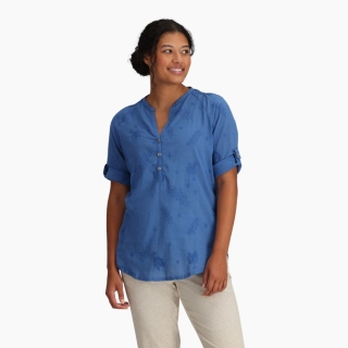 Royal Robbins Oasis II 3/4 Sleeve Women's Chicory Blue