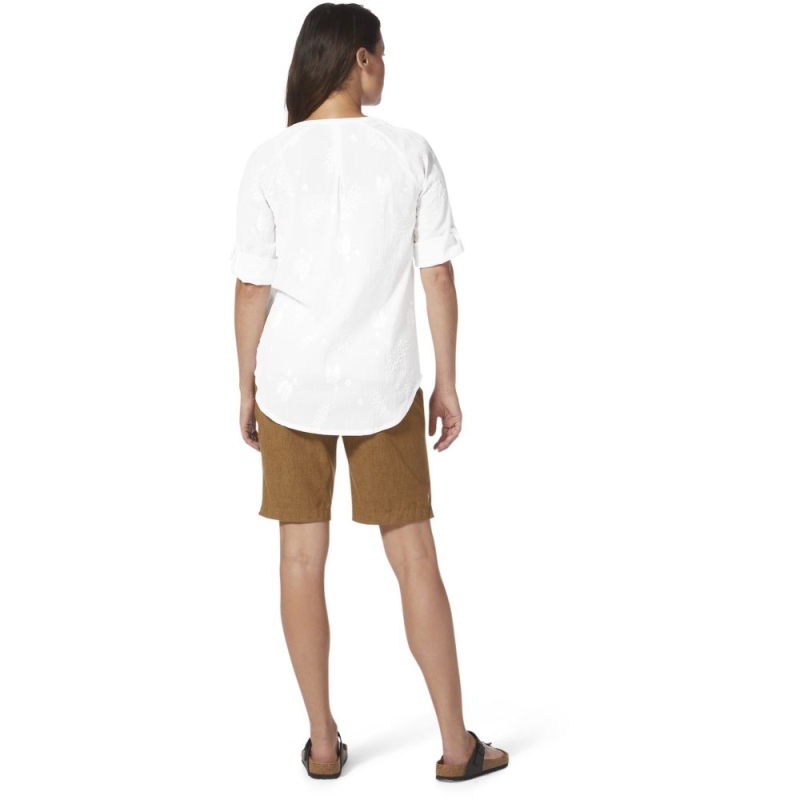 Royal Robbins Oasis II 3/4 Sleeve Women's White