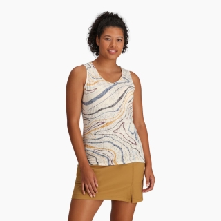 Royal Robbins Featherweight Tank Women's Ivory Tidal Pt