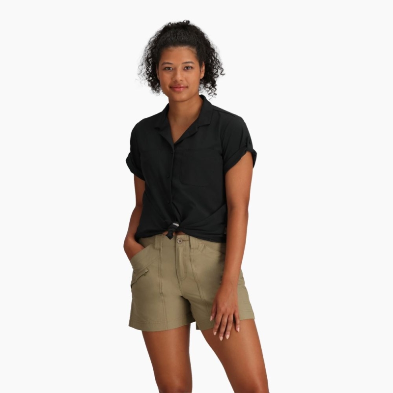 Royal Robbins Spotless Evolution Meadow Short Sleeve Women's Jet Black