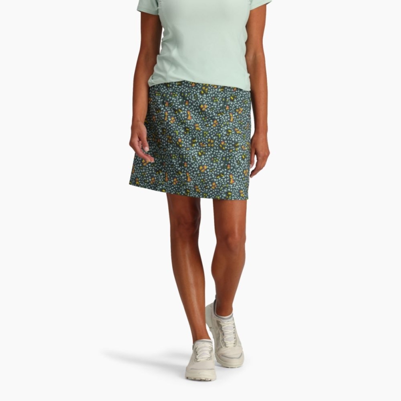 Royal Robbins Discovery III Printed Skort Women's Turbulance Wilder Pt