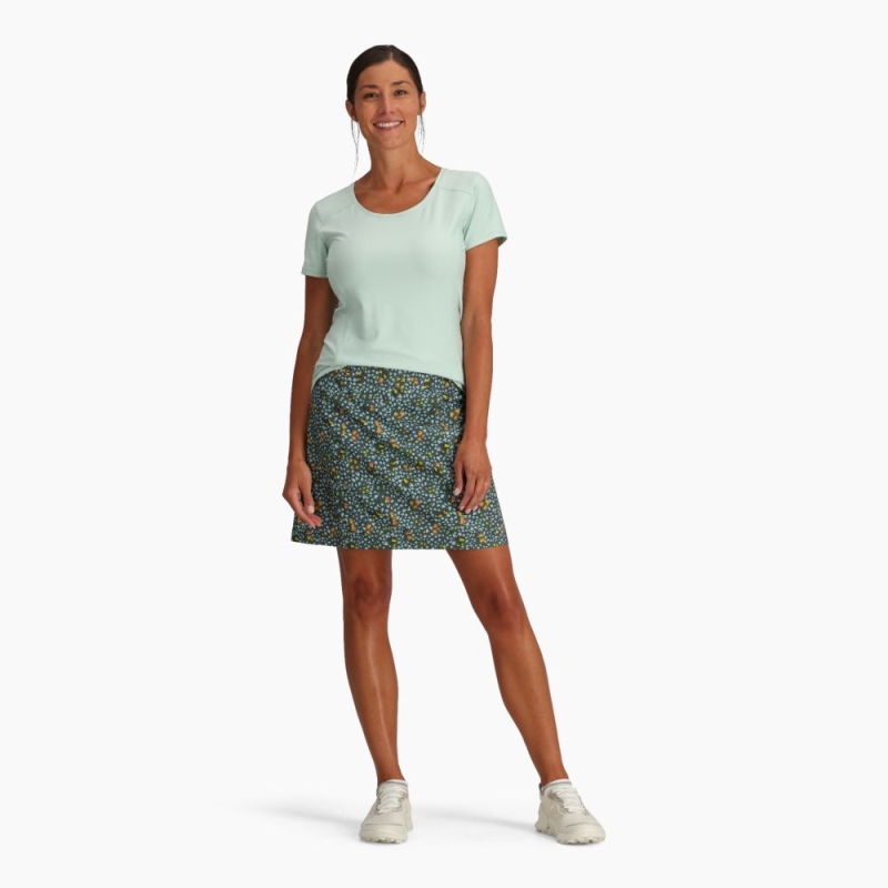 Royal Robbins Discovery III Printed Skort Women's Turbulance Wilder Pt