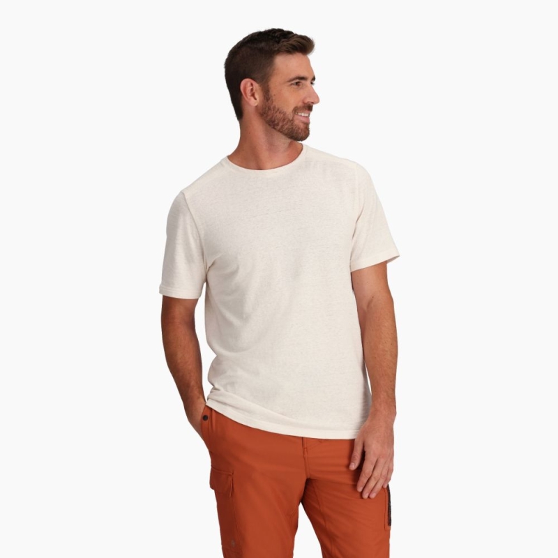 Royal Robbins Vacationer Crew Short Sleeve  Undyed