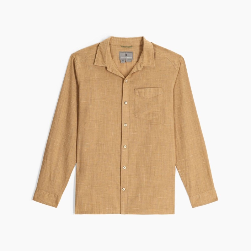 Royal Robbins Hempline Spaced L/S  Bistre