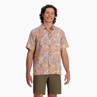 Royal Robbins Comino Leaf Short Sleeve  Baked Clay Bonsall