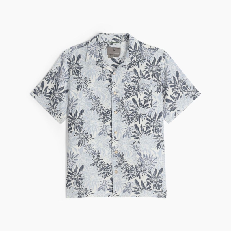 Royal Robbins Comino Leaf Short Sleeve  Sea Bonsal Pt