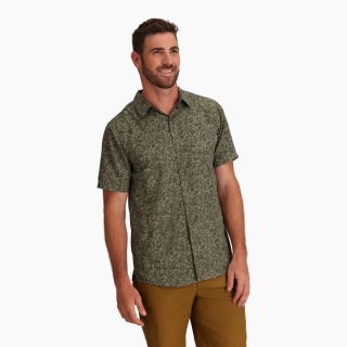 Royal Robbins Amp Lite Printed Short Sleeve Fiddlehead Fortuna