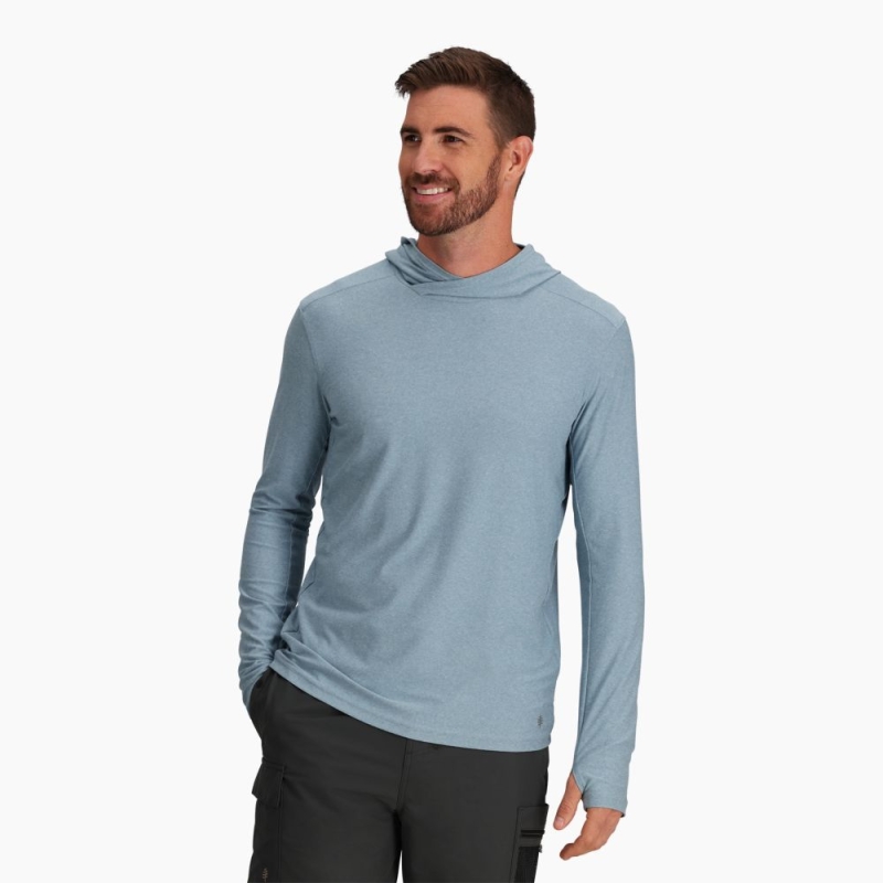 Royal Robbins Amp Lite Hoodie Mtn Spring Htr