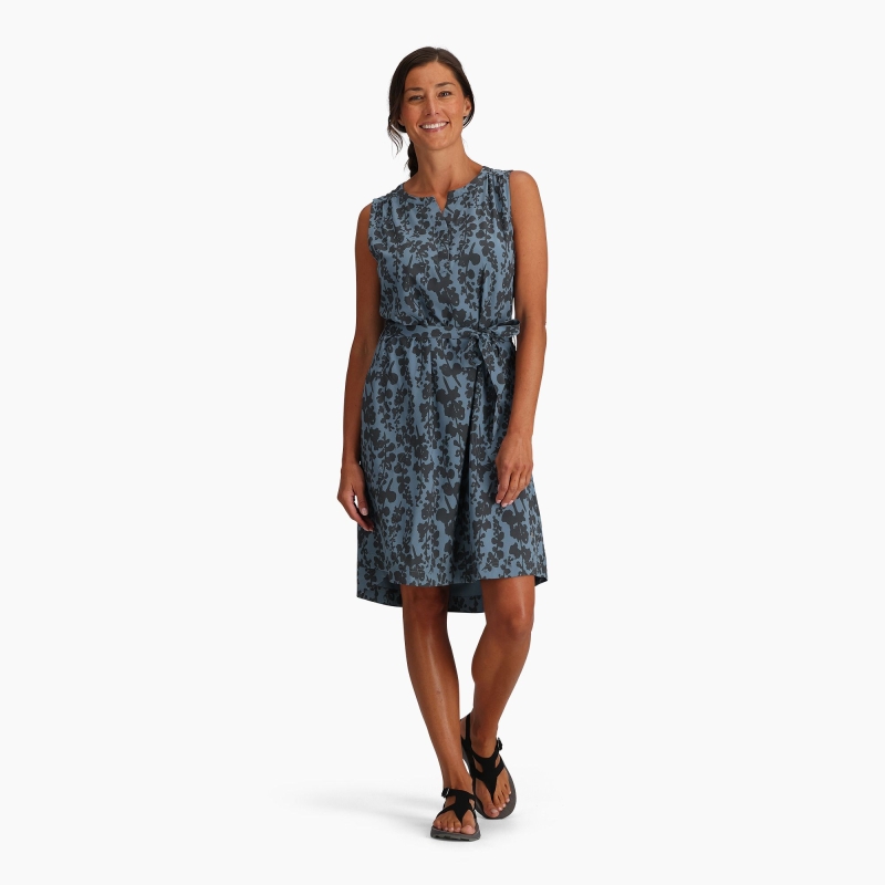 Royal Robbins Spotless Traveler Tank Dress Women's Sea Alamere Pt 