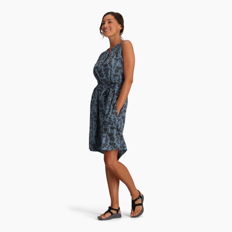 Royal Robbins Spotless Traveler Tank Dress Women's Sea Alamere Pt 