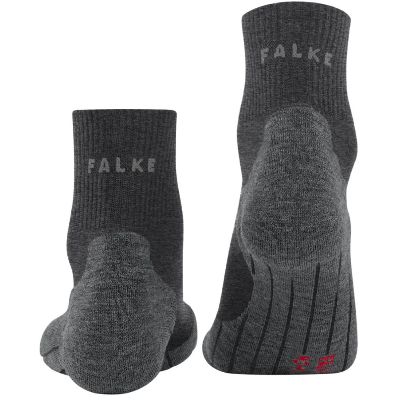 Falke TK5 Wander Wool Short Grau