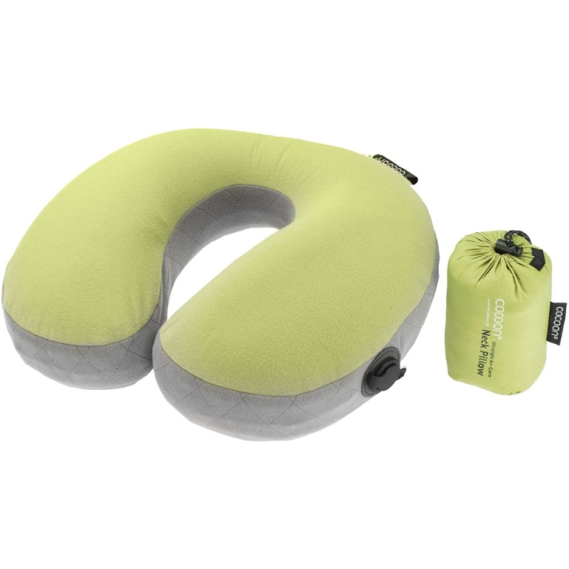 Cocoon Air Core U-Shaped Neck Pillow Wasabi
