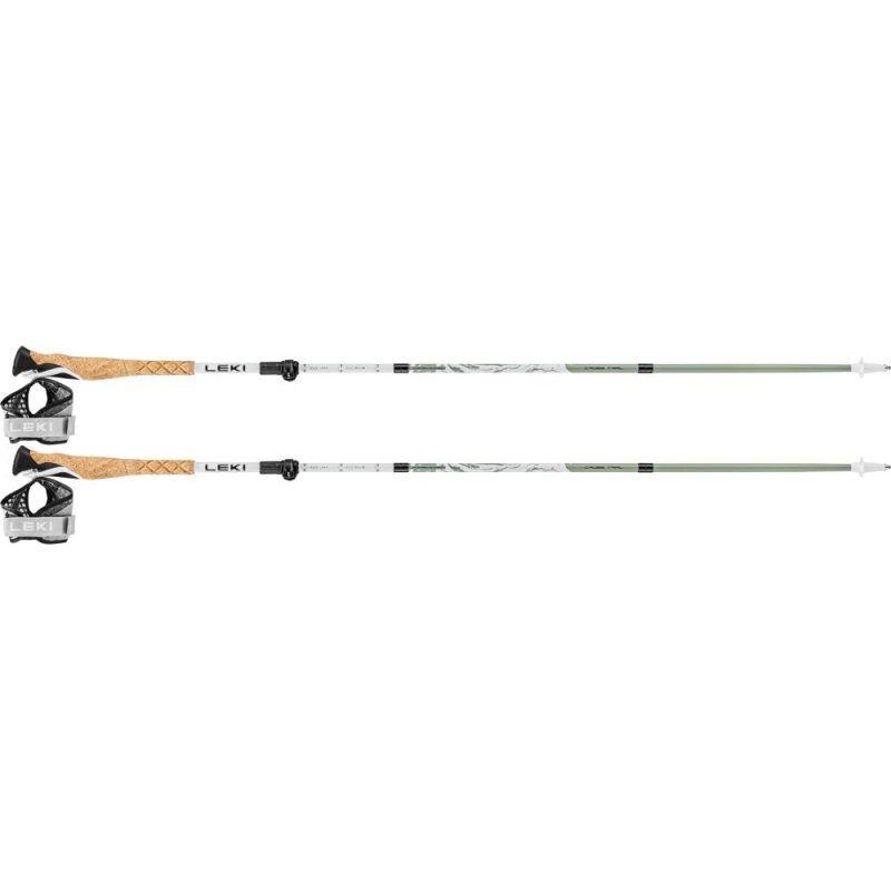 Leki Cross Trail FX Superlite White/Envy/Black