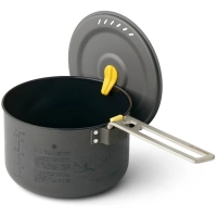 Sea to Summit Frontier UL Pot - 1,3L Aluminium Hard Anodised Grey