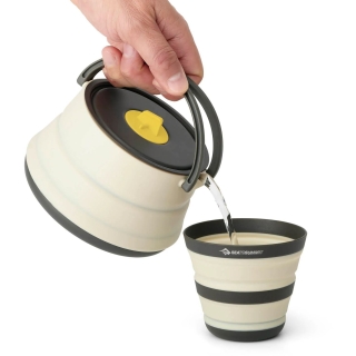 Sea to Summit Frontier UL Collapsible Kettle - 1,1L Bone White