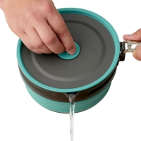 Sea to Summit Frontier UL Collapsible Pouring Pot - 2,2L Aqua Sea Blue