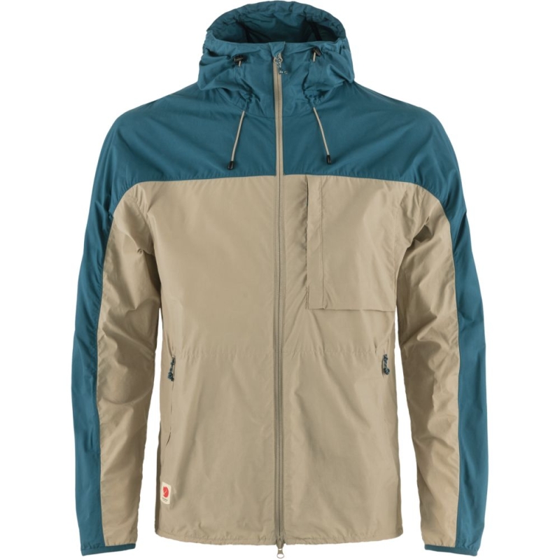 Fjällräven High Coast Wind Jacket Fossil-Deep Sea